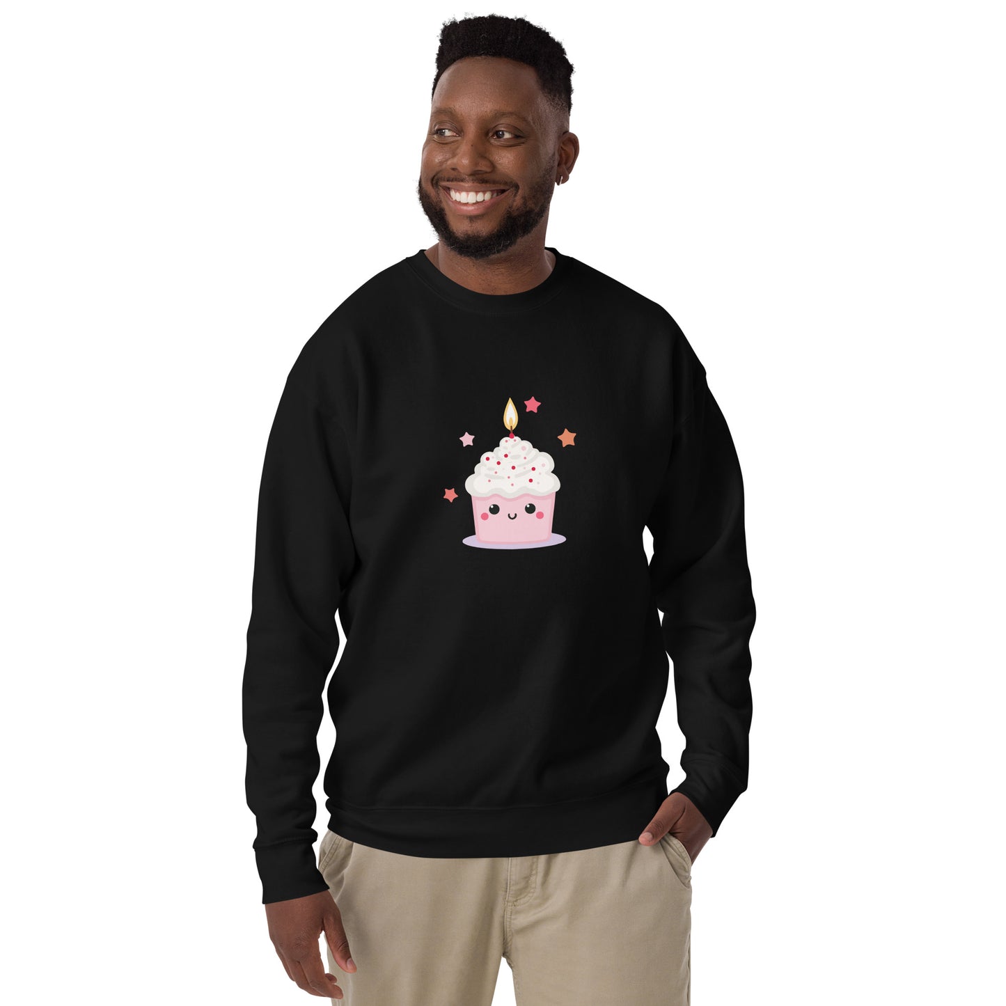 Sweatshirt premium unisexe - Cupcake Licorne
