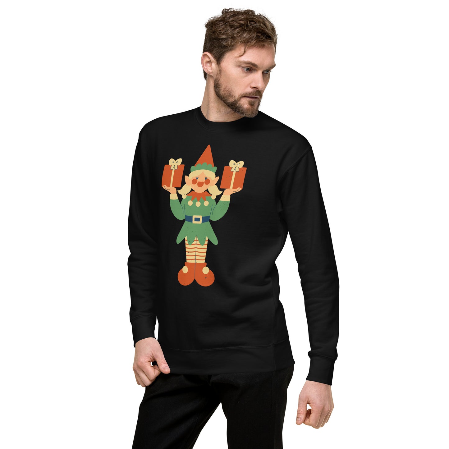 Sweatshirt premium unisexe - Lutin De Noël