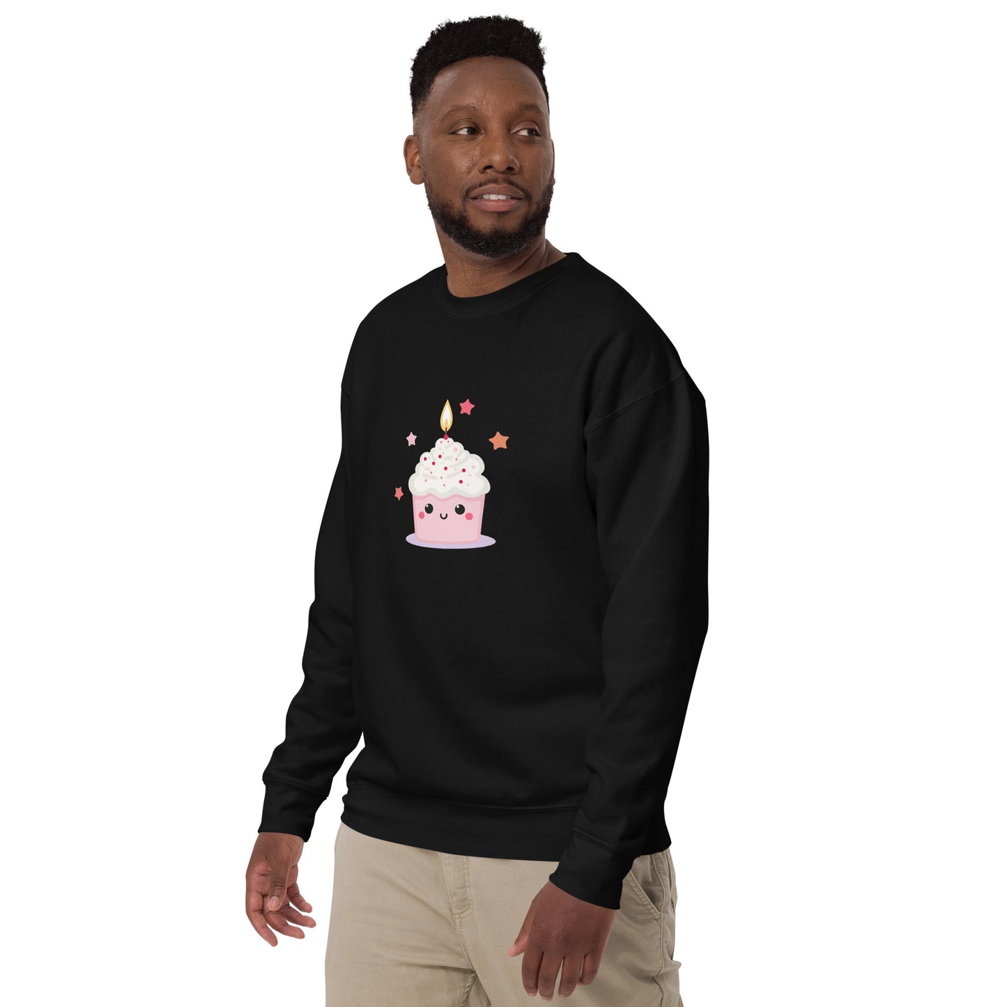 Sweatshirt premium unisexe - Cupcake Licorne