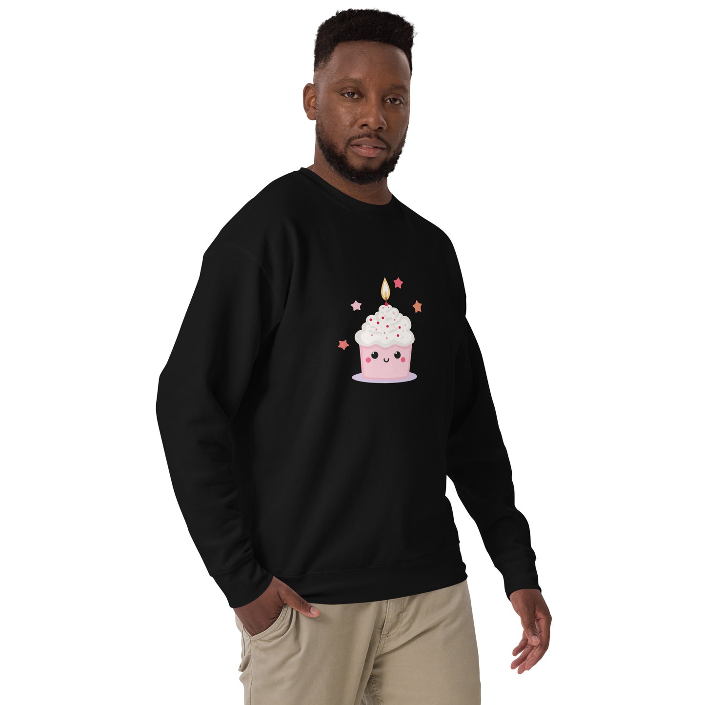 Sweatshirt premium unisexe - Cupcake Licorne