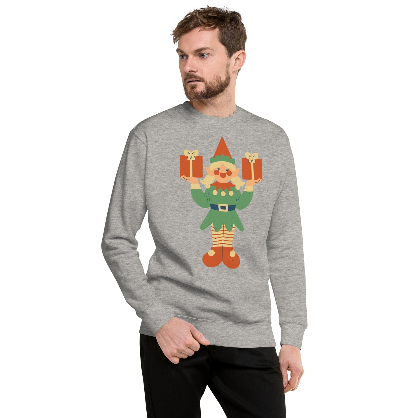 Sweatshirt premium unisexe - Lutin De Noël