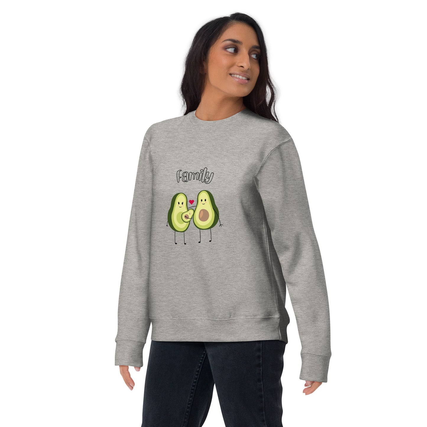 Sweatshirt premium unisexe - Avocado Family
