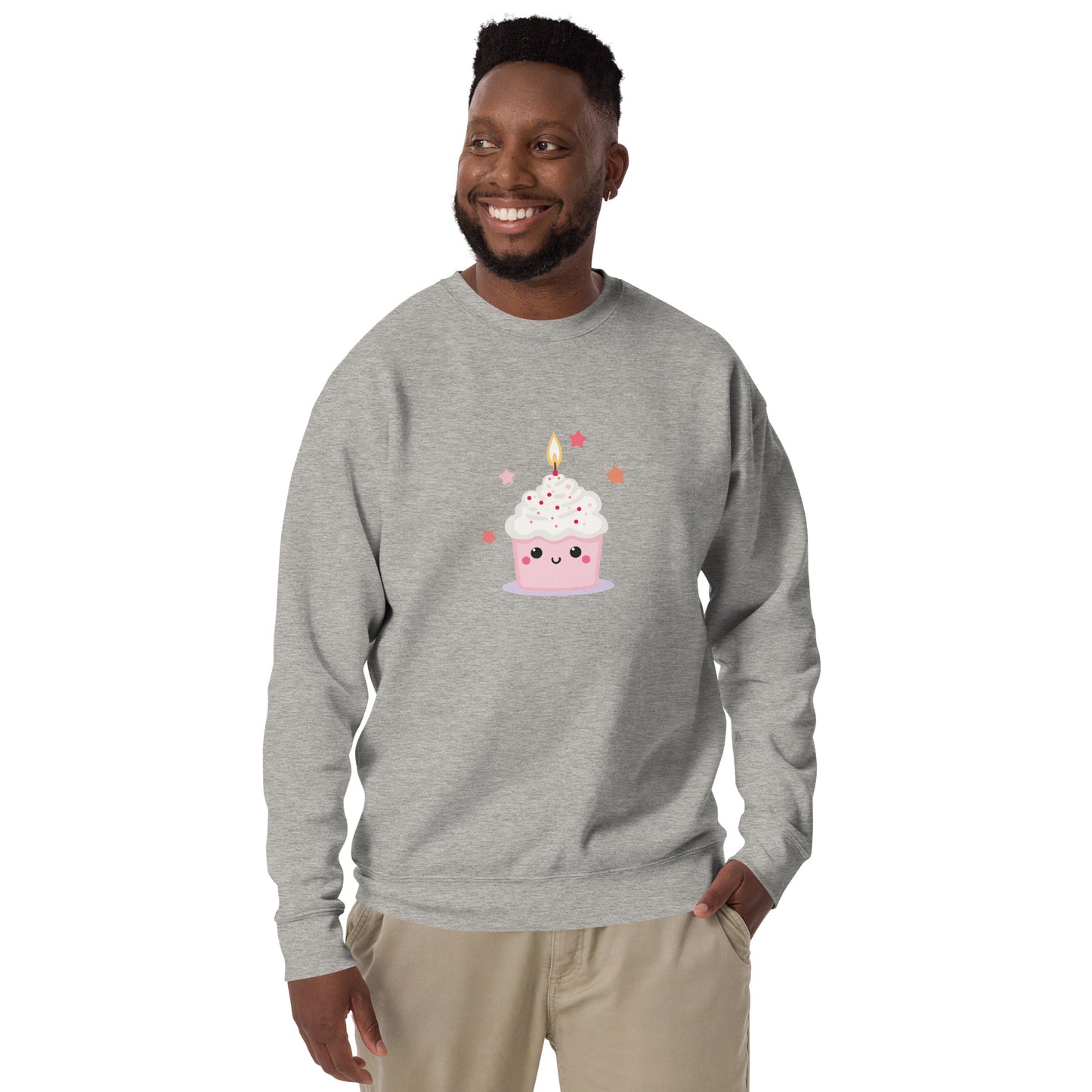 Sweatshirt premium unisexe - Cupcake Licorne