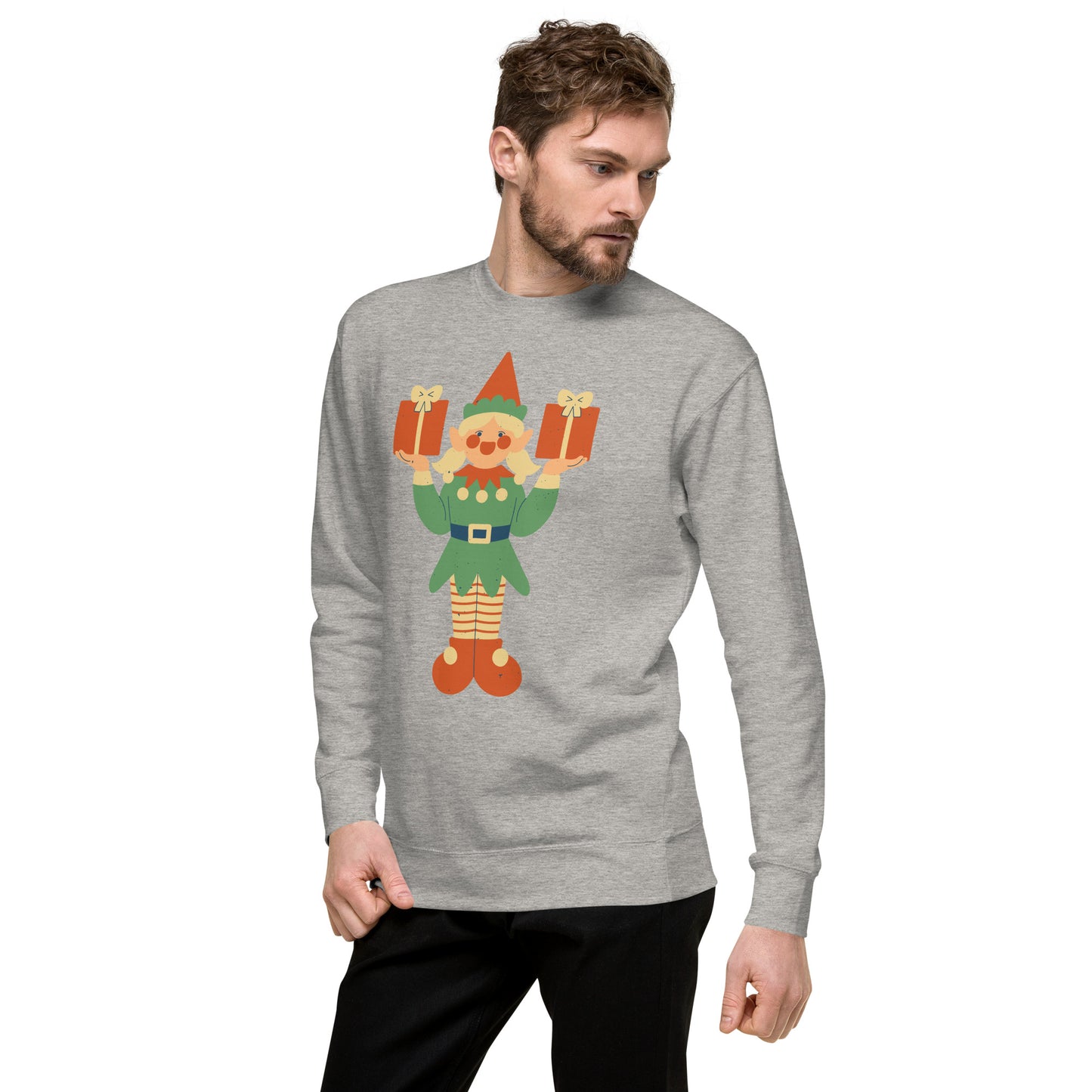 Sweatshirt premium unisexe - Lutin De Noël