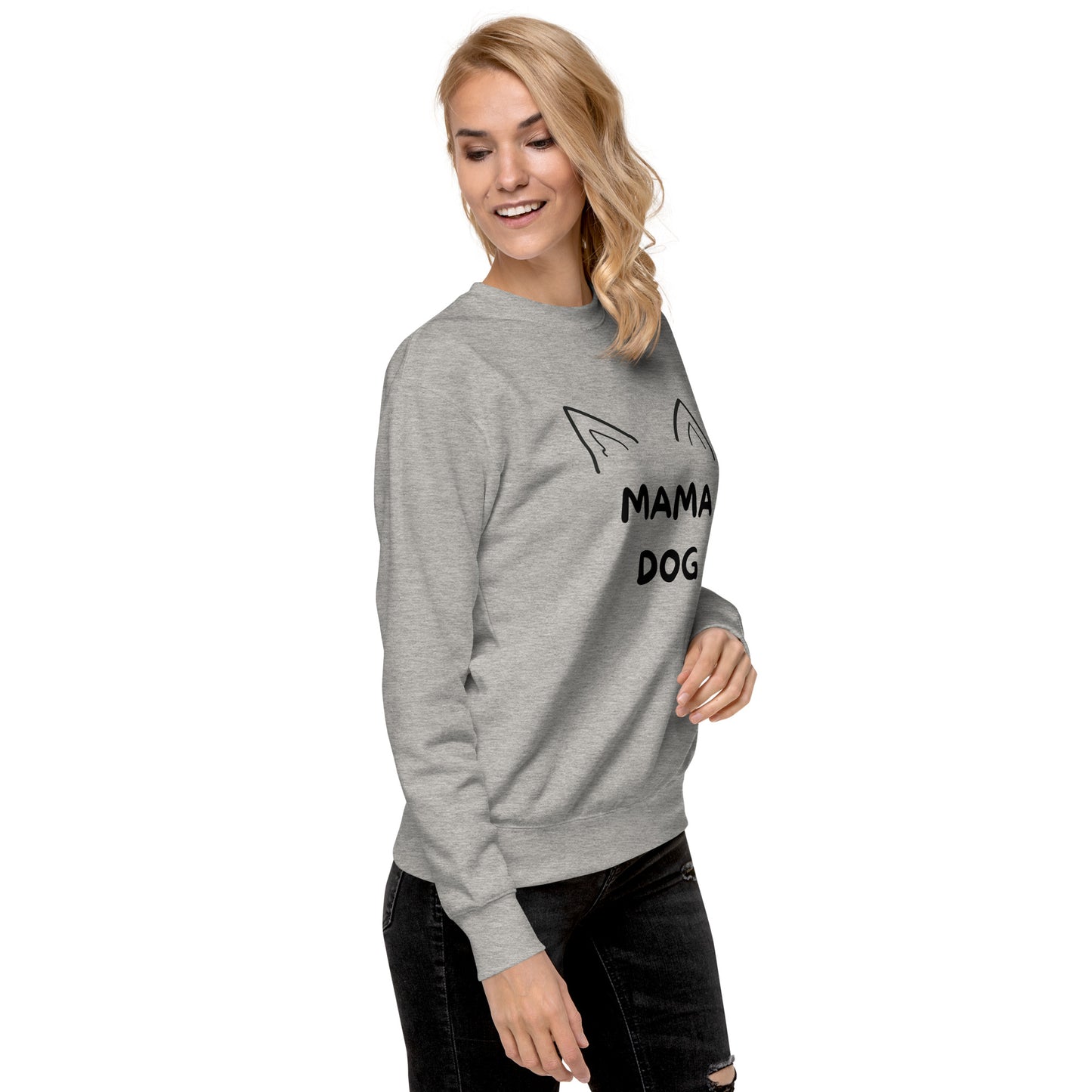 Sweatshirt premium - Mama Dog