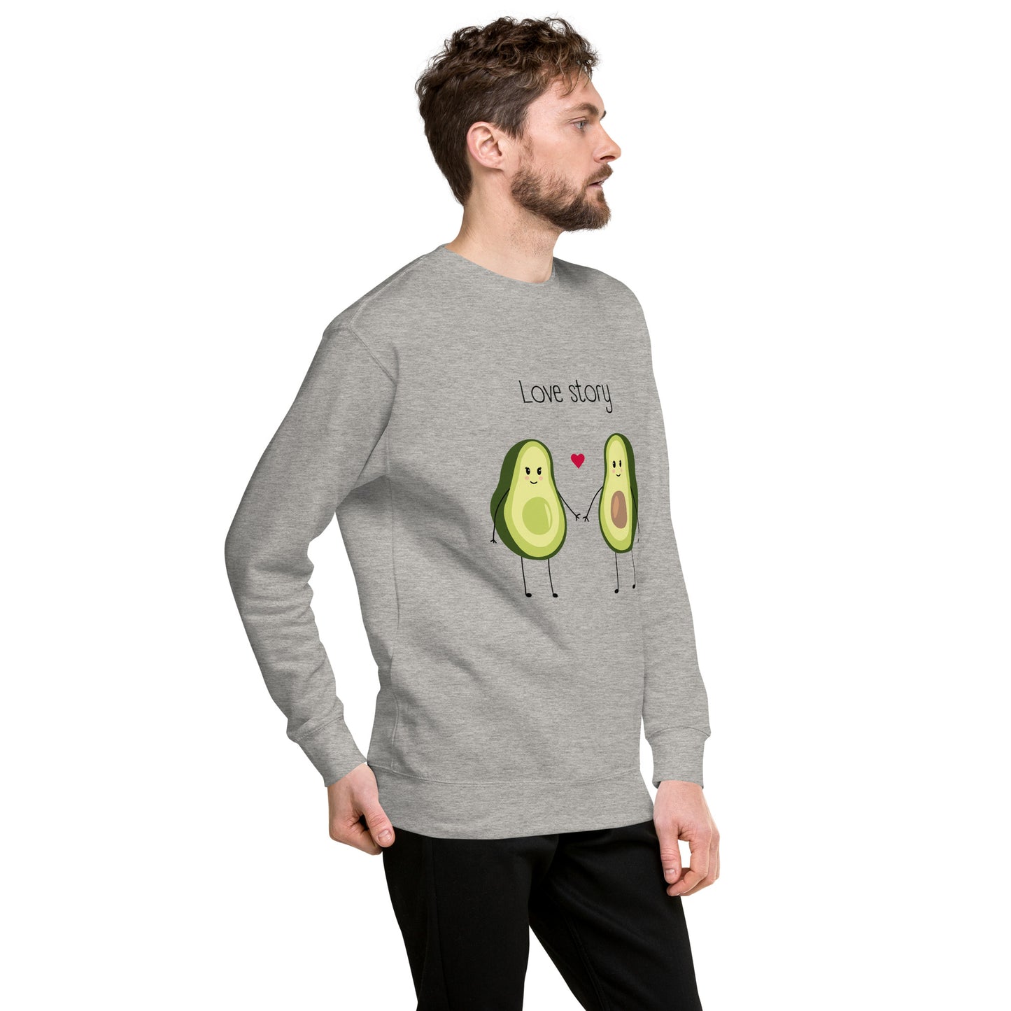 Sweatshirt premium unisexe - Avocado Couple