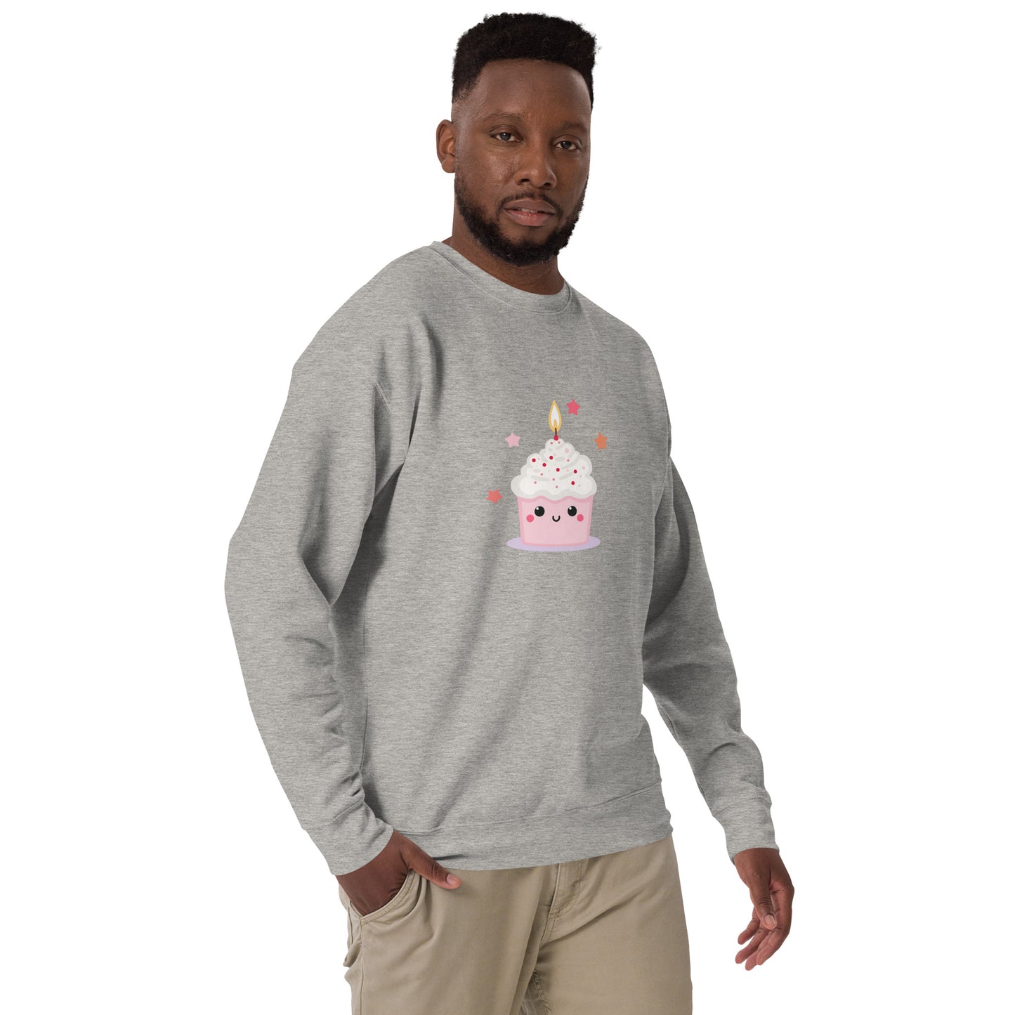 Sweatshirt premium unisexe - Cupcake Licorne