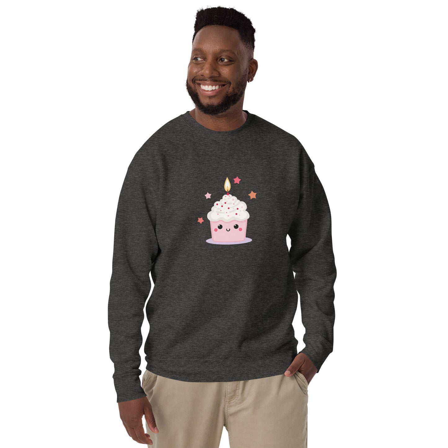 Sweatshirt premium unisexe - Cupcake Licorne