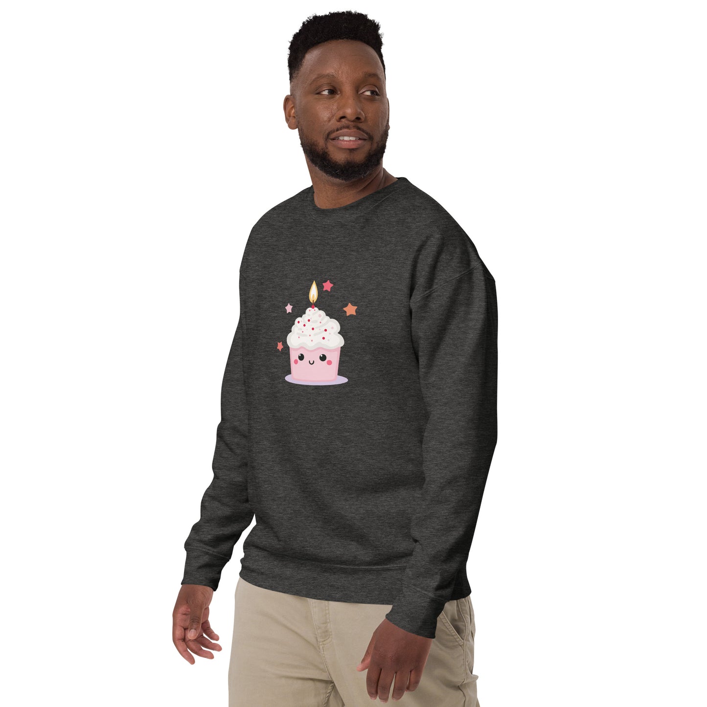 Sweatshirt premium unisexe - Cupcake Licorne
