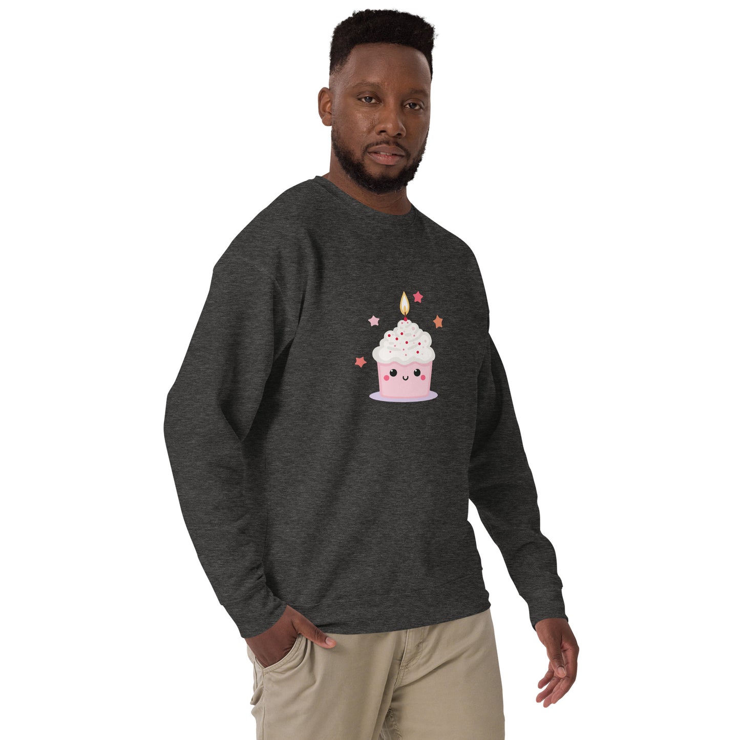 Sweatshirt premium unisexe - Cupcake Licorne