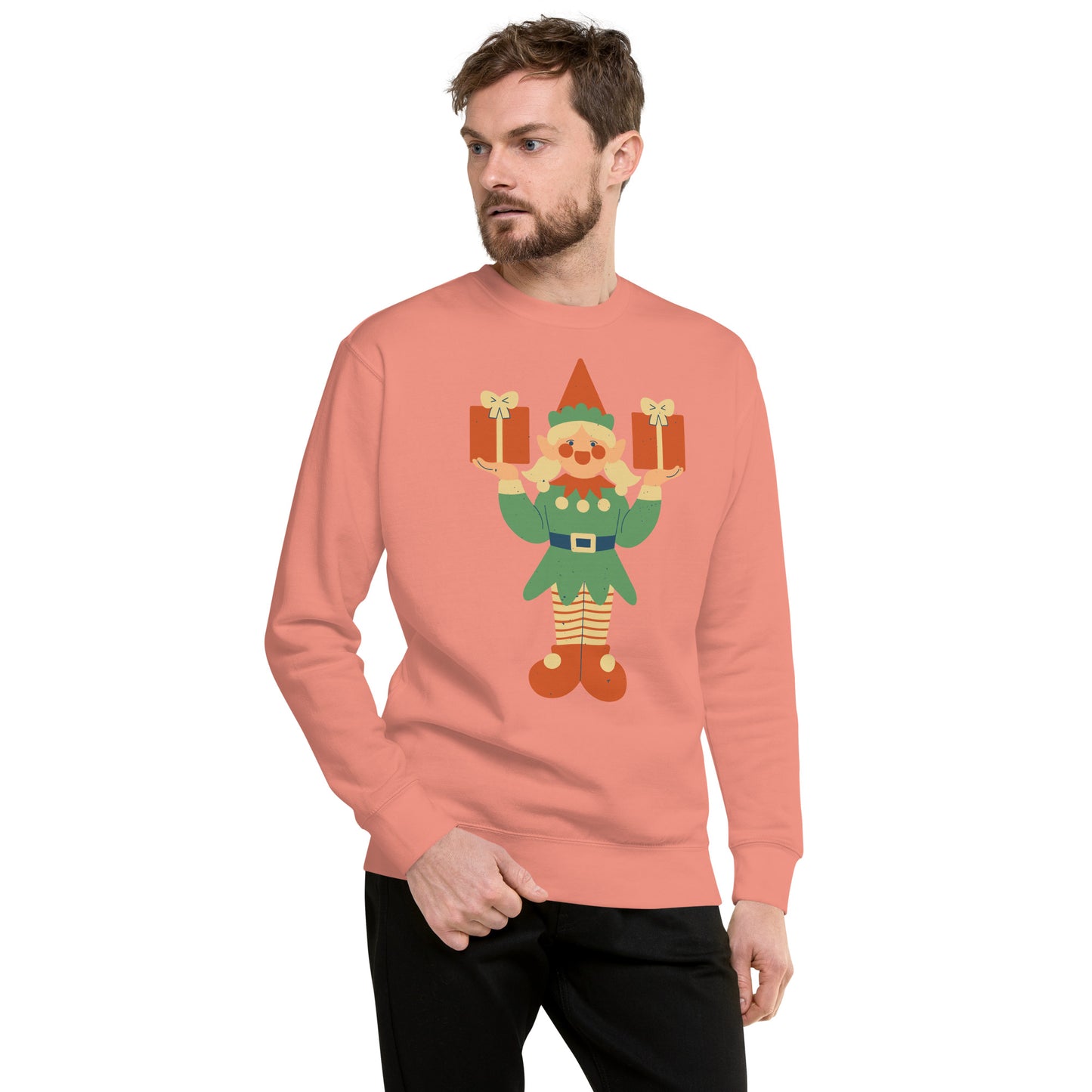 Sweatshirt premium unisexe - Lutin De Noël