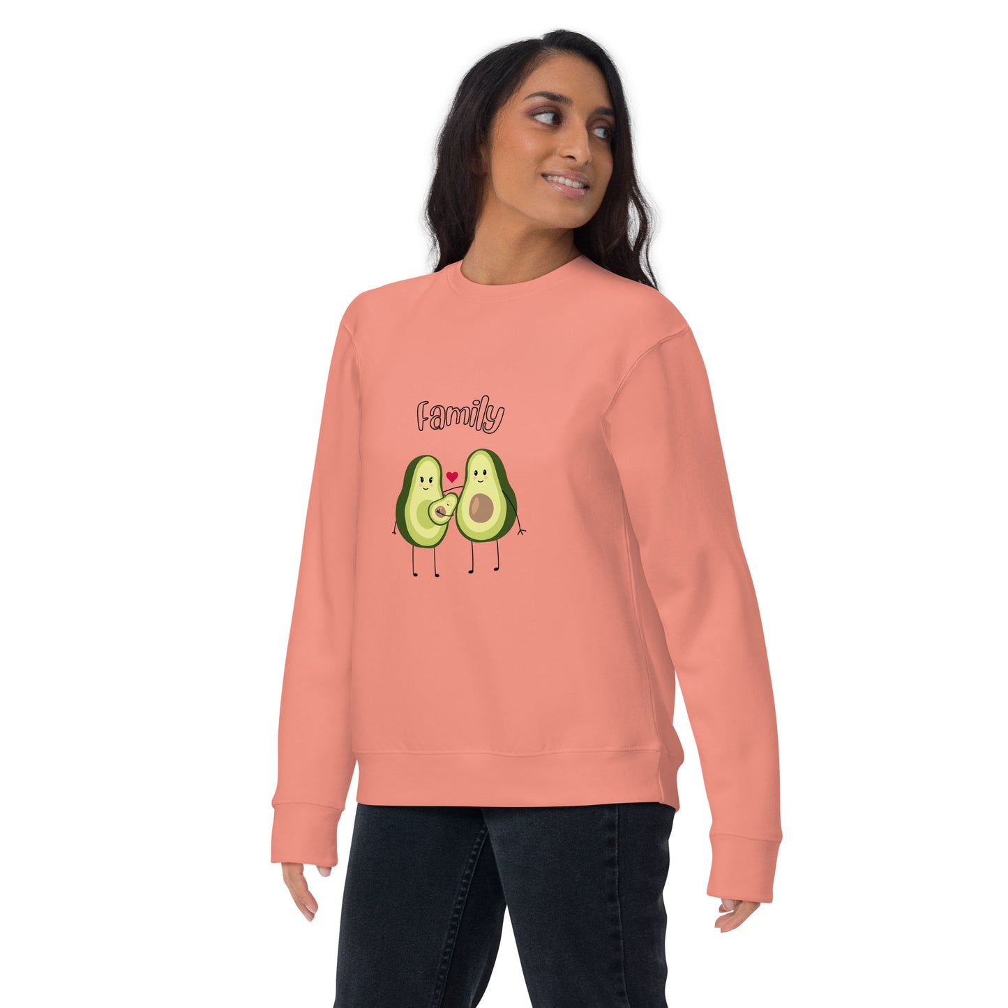 Sweatshirt premium unisexe - Avocado Family