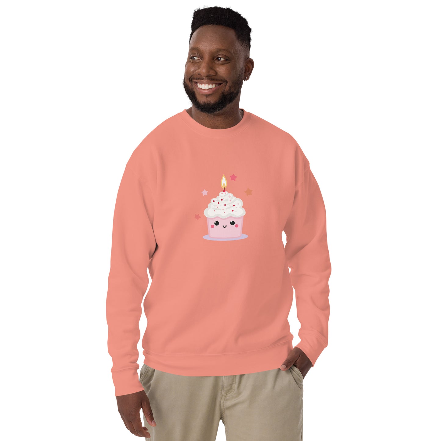 Sweatshirt premium unisexe - Cupcake Licorne