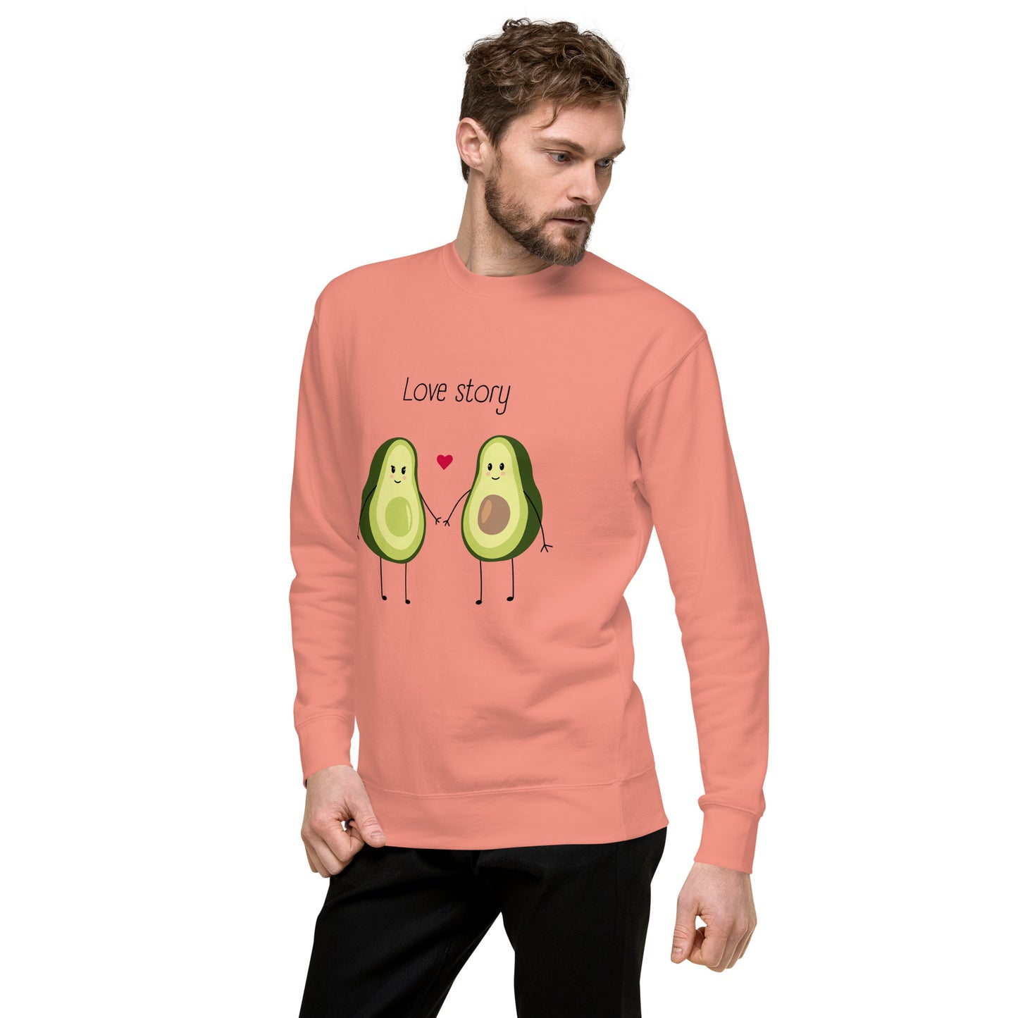 Sweatshirt premium unisexe - Avocado Couple