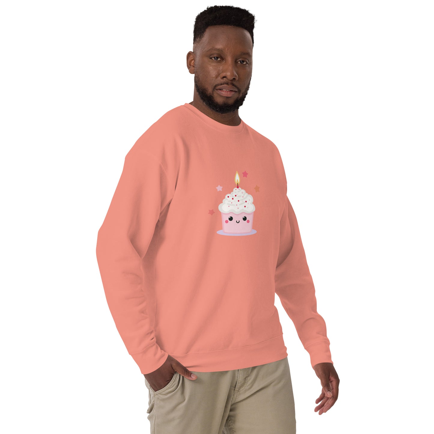 Sweatshirt premium unisexe - Cupcake Licorne