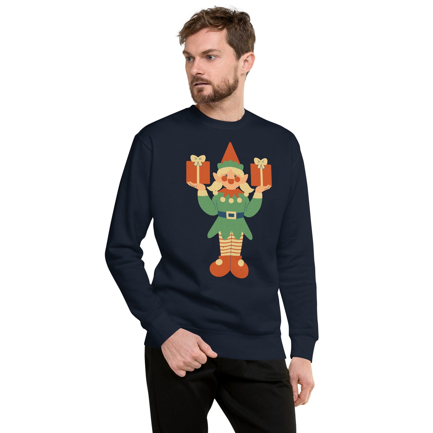 Sweatshirt premium unisexe - Lutin De Noël