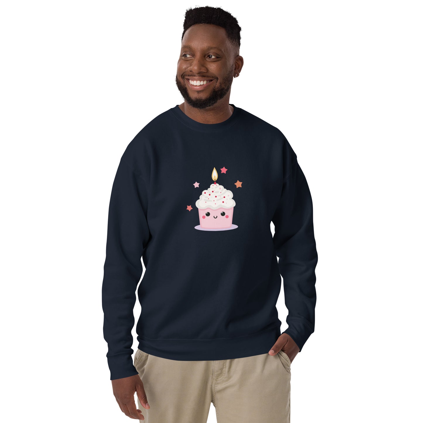 Sweatshirt premium unisexe - Cupcake Licorne