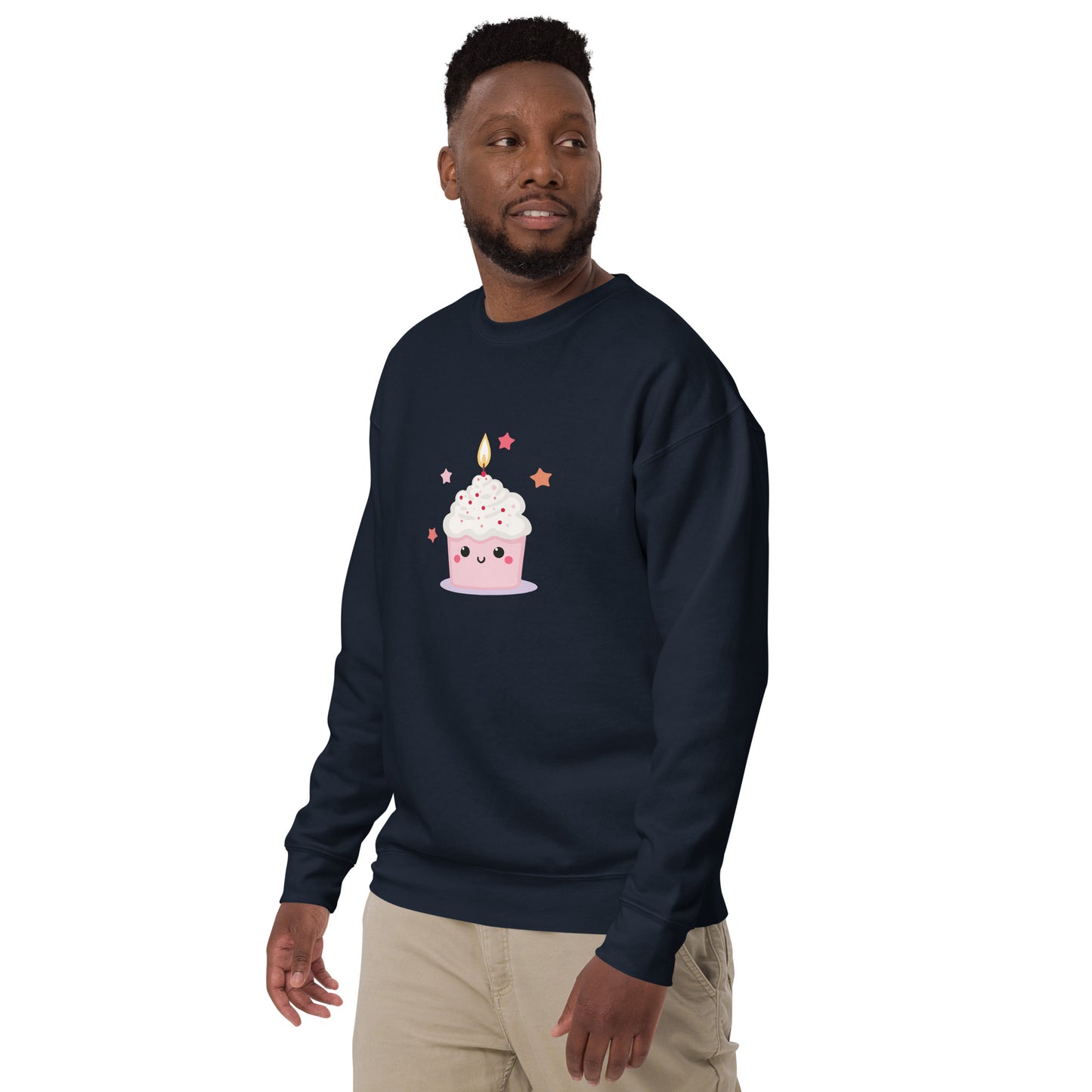 Sweatshirt premium unisexe - Cupcake Licorne
