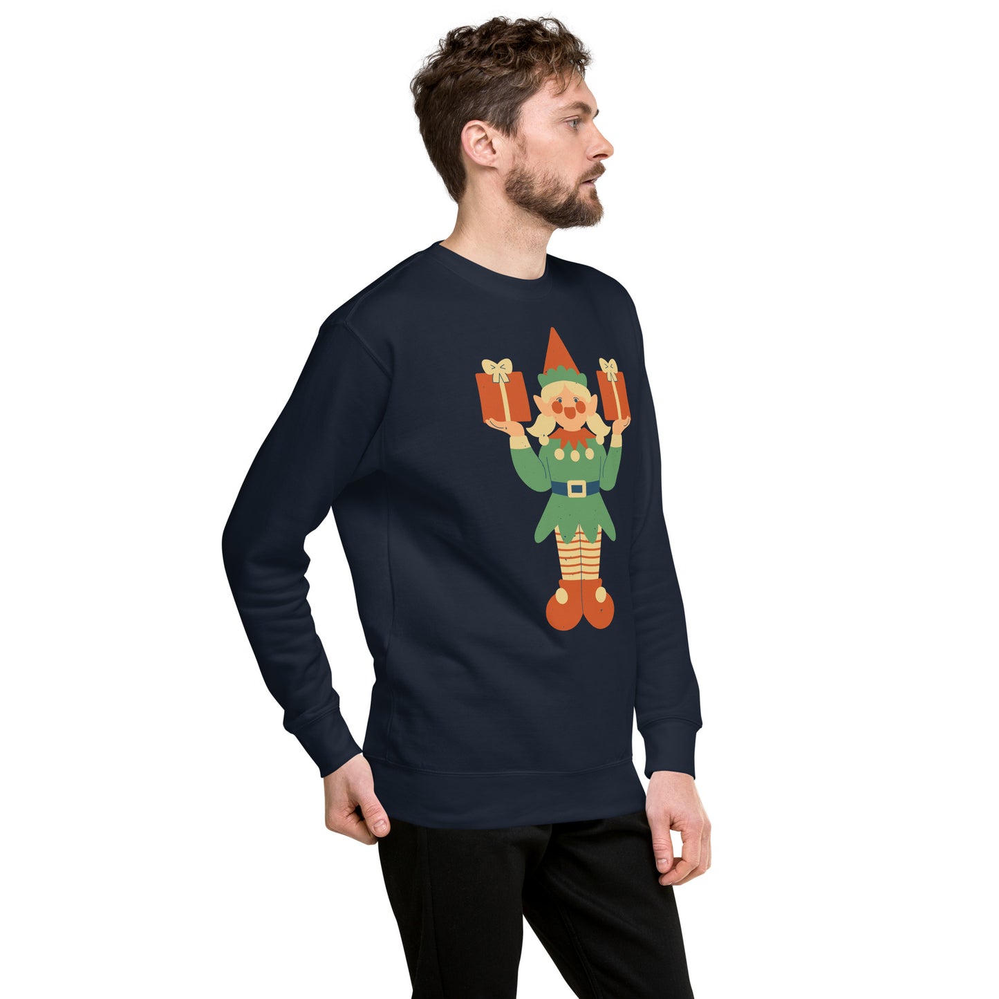 Sweatshirt premium unisexe - Lutin De Noël