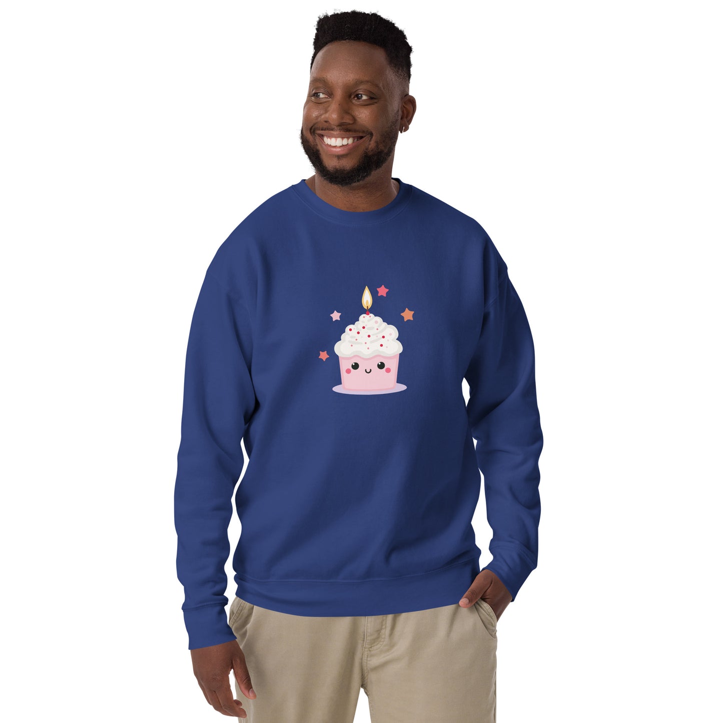 Sweatshirt premium unisexe - Cupcake Licorne