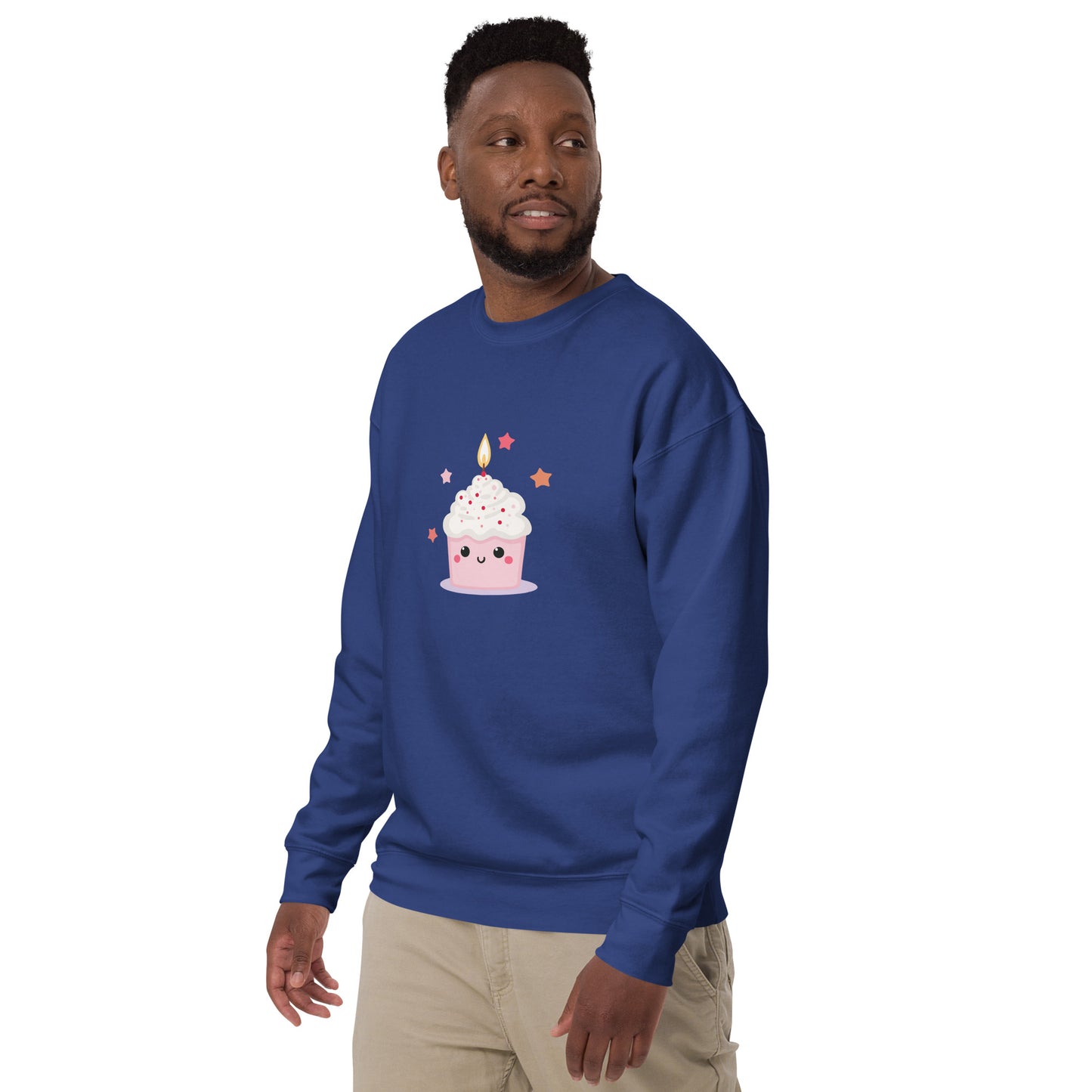 Sweatshirt premium unisexe - Cupcake Licorne