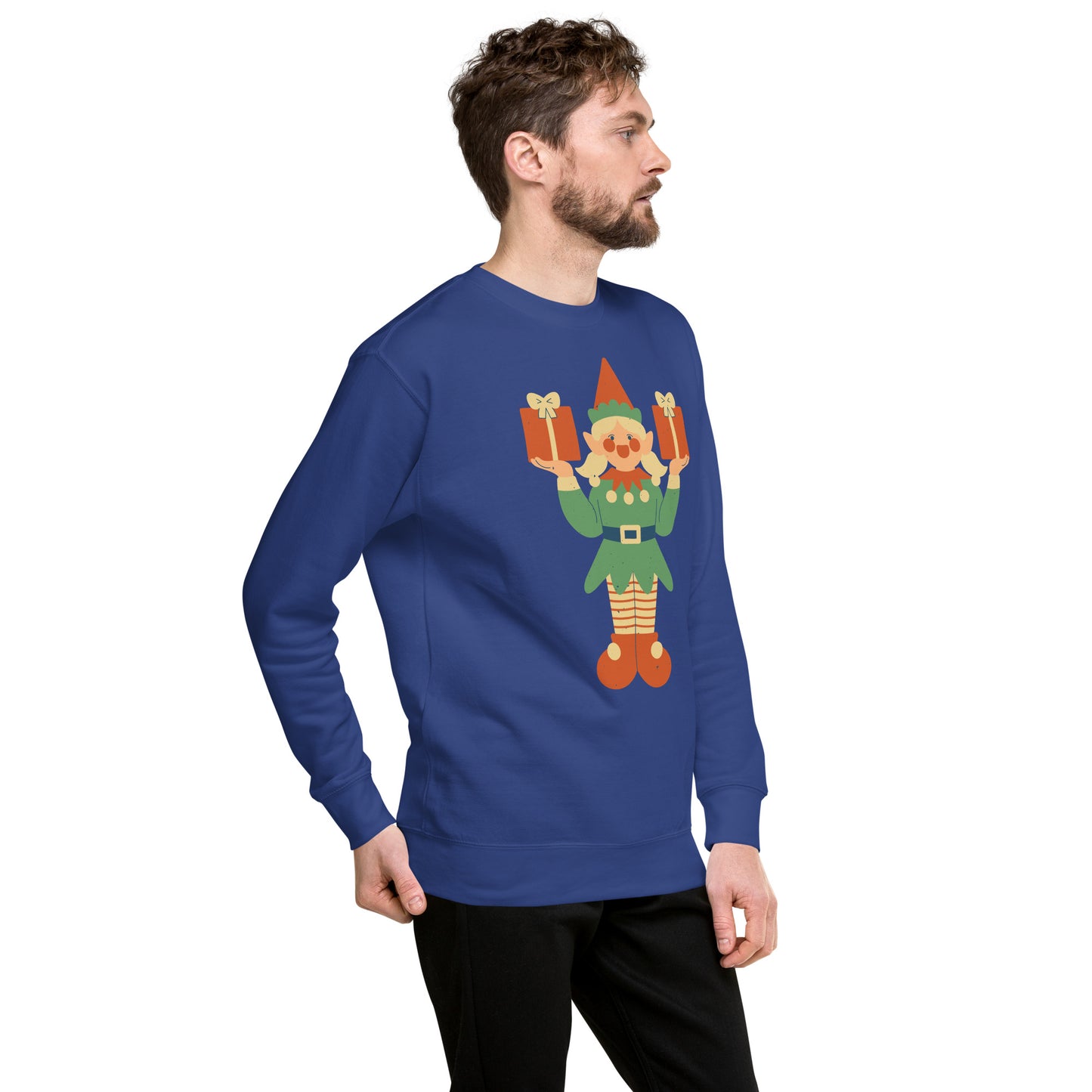 Sweatshirt premium unisexe - Lutin De Noël