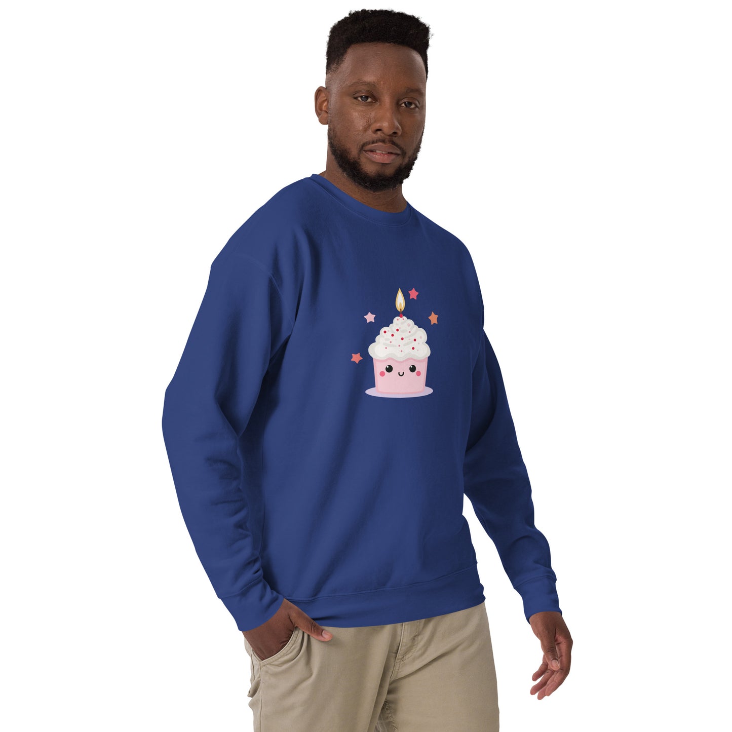 Sweatshirt premium unisexe - Cupcake Licorne