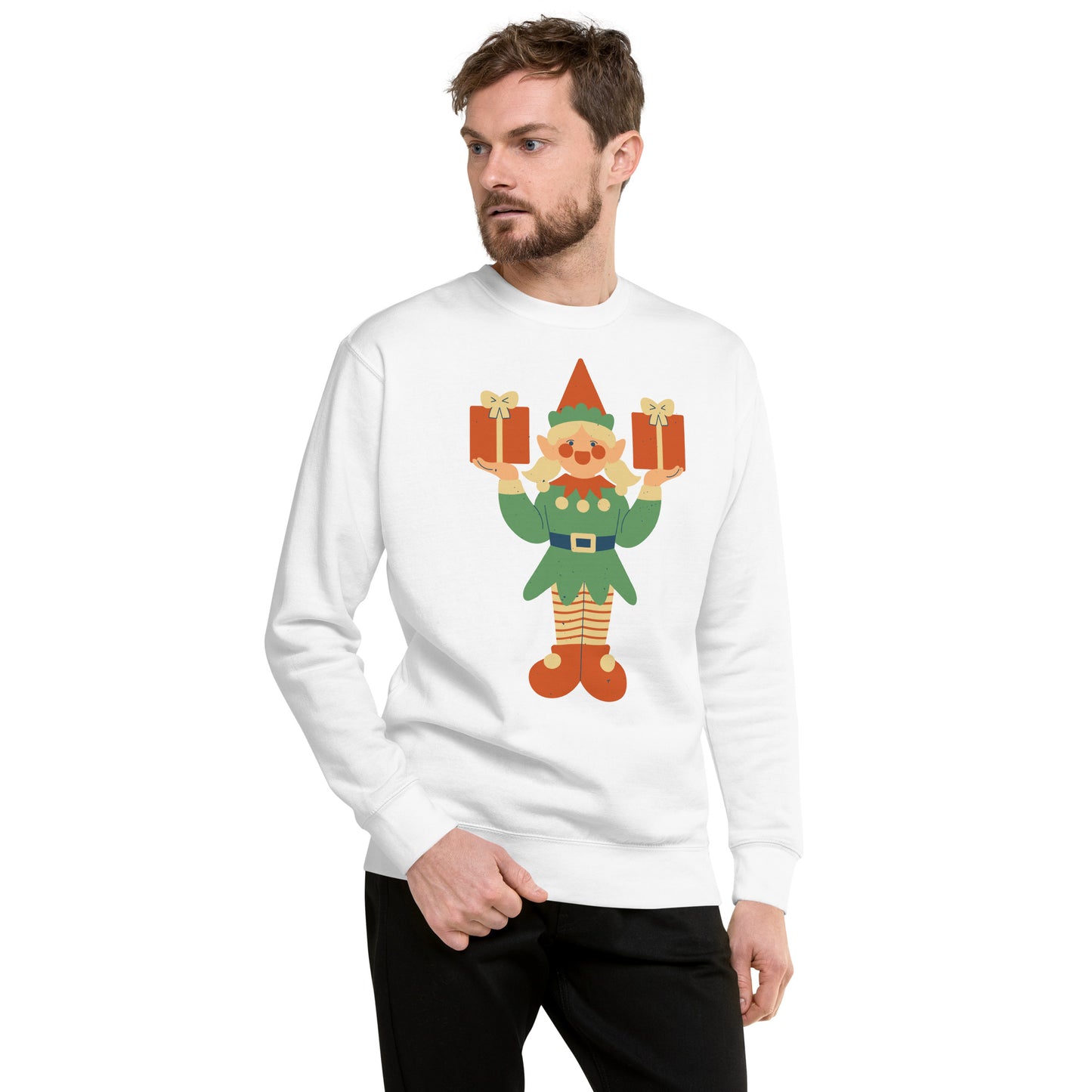 Sweatshirt premium unisexe - Lutin De Noël