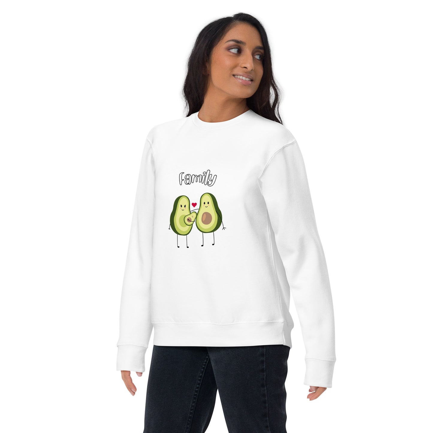 Sweatshirt premium unisexe - Avocado Family