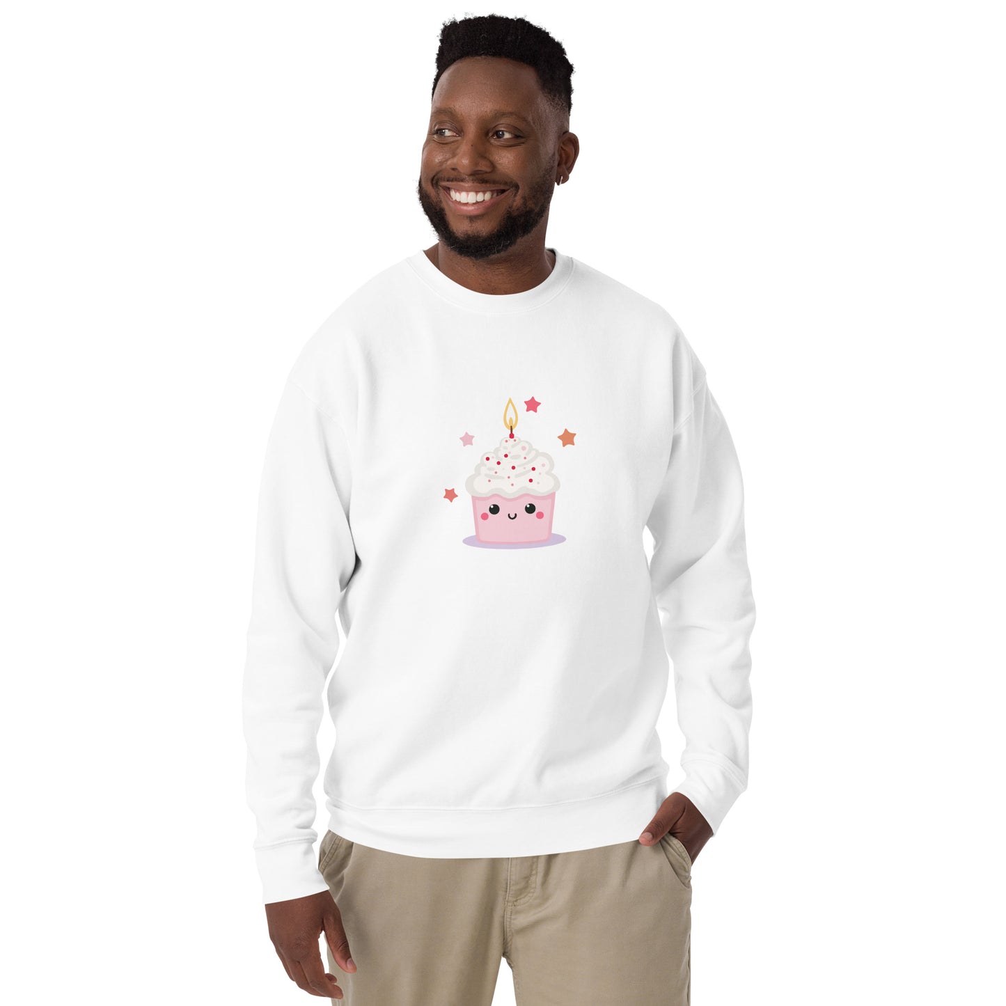 Sweatshirt premium unisexe - Cupcake Licorne