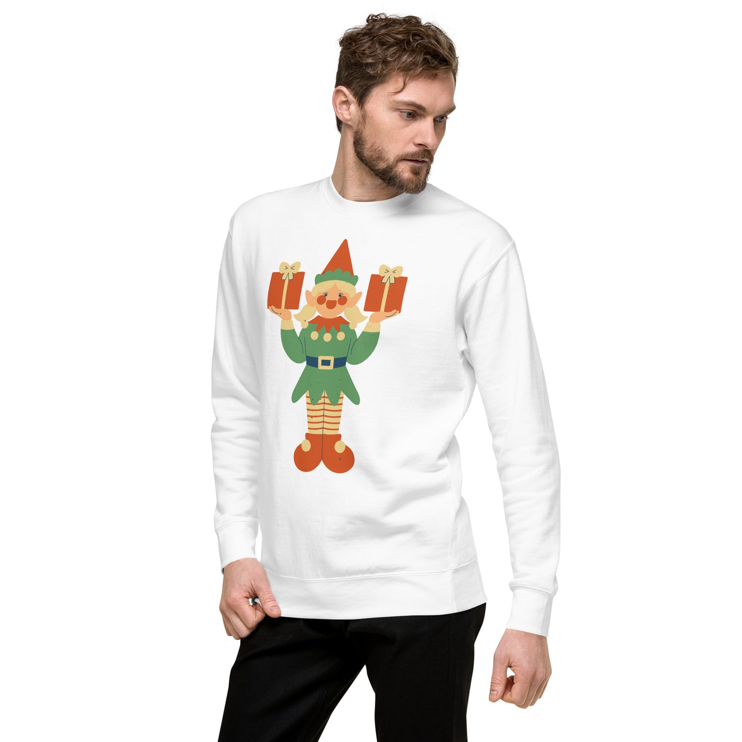 Sweatshirt premium unisexe - Lutin De Noël