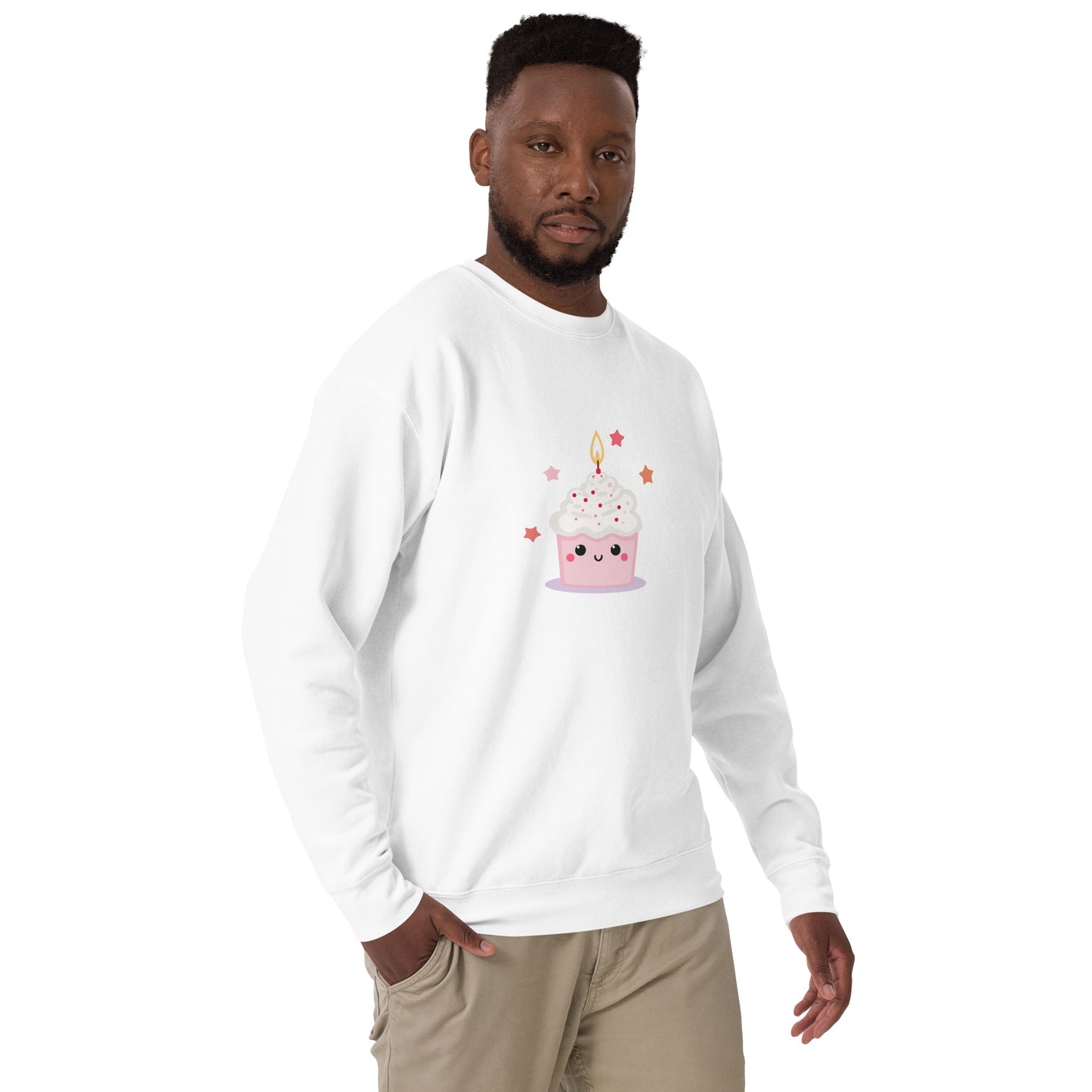 Sweatshirt premium unisexe - Cupcake Licorne