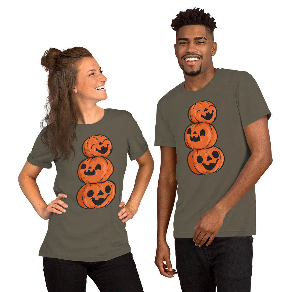 T-shirt unisexe - 3 Citrouilles
