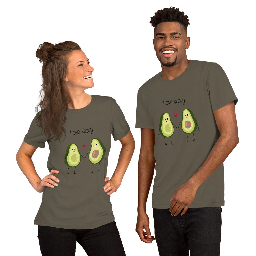 T-shirt unisexe - Avocado Couple