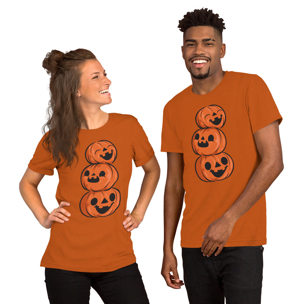 T-shirt unisexe - 3 Citrouilles