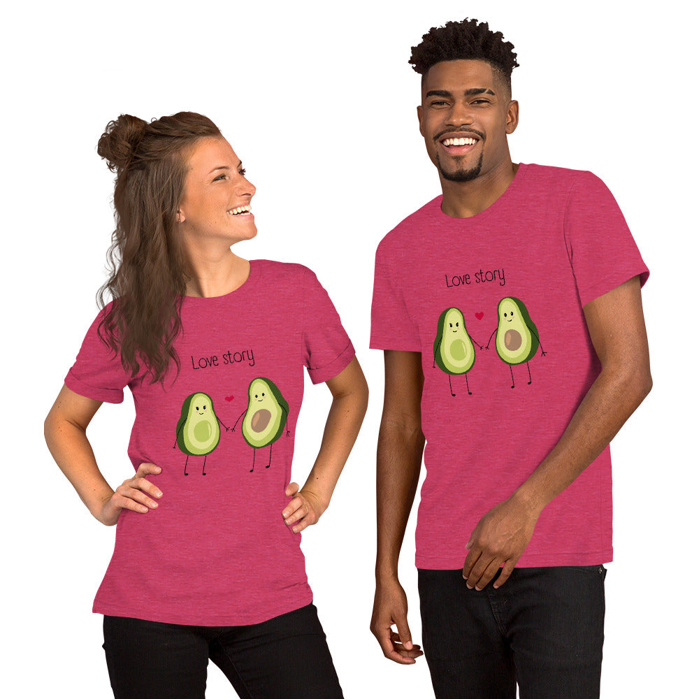 T-shirt unisexe - Avocado Couple