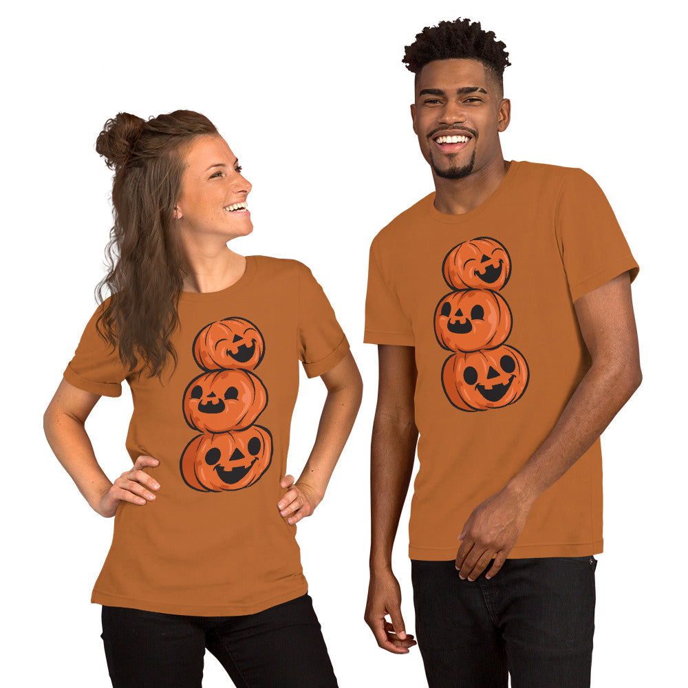 T-shirt unisexe - 3 Citrouilles