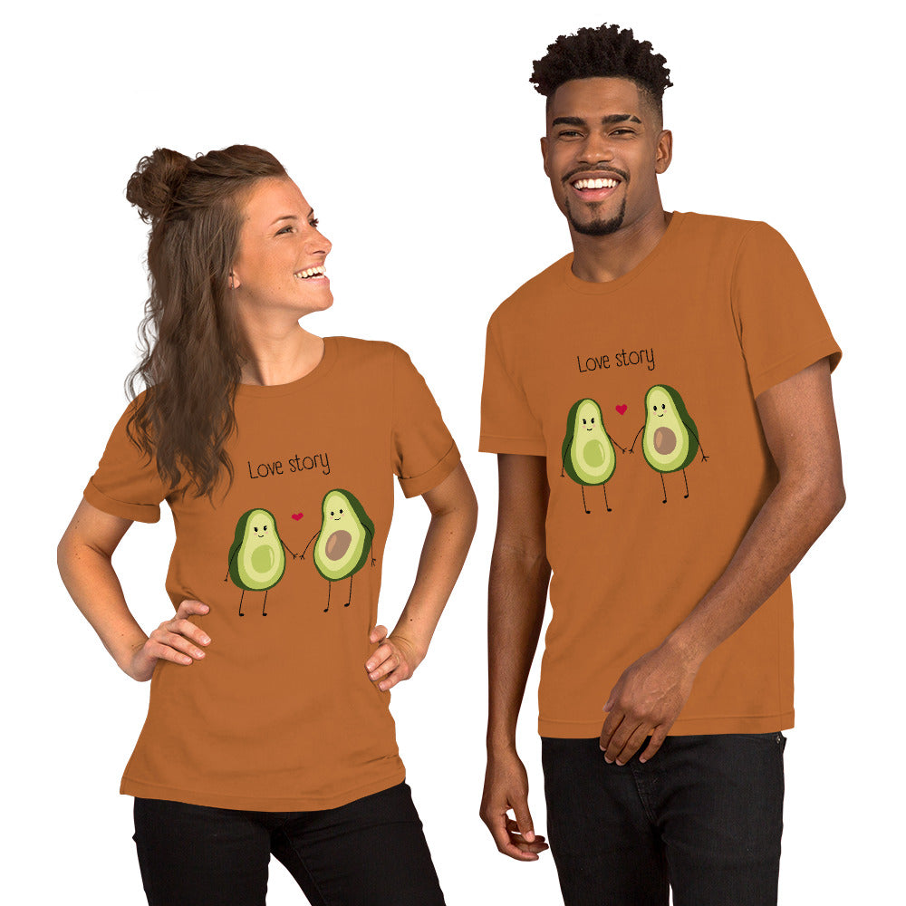 T-shirt unisexe - Avocado Couple