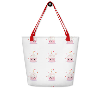 Tote Bag Large - Cupcake Licorne
