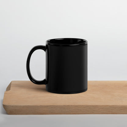 Mug brillant noir - 3 Citrouilles