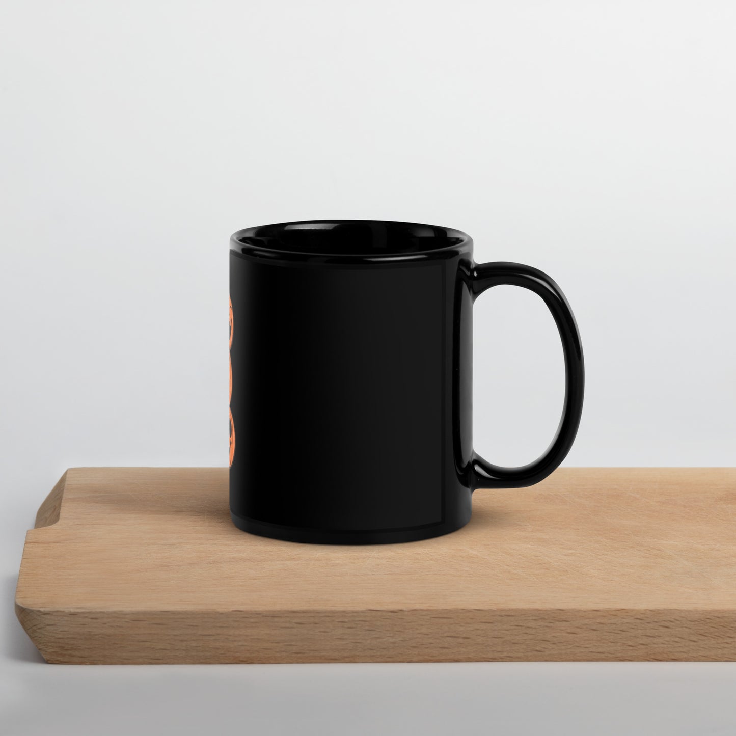 Mug brillant noir - 3 Citrouilles