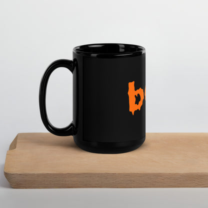 Mug brillant noir - Boo !