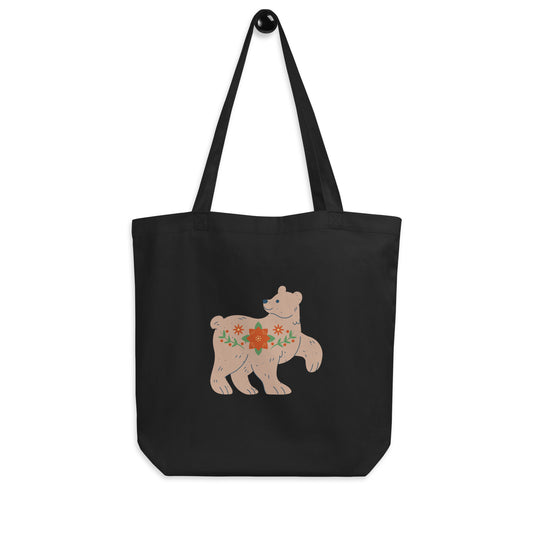 Tote Bag Bio - Ours De Noël