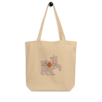 Tote Bag Bio - Ours De Noël