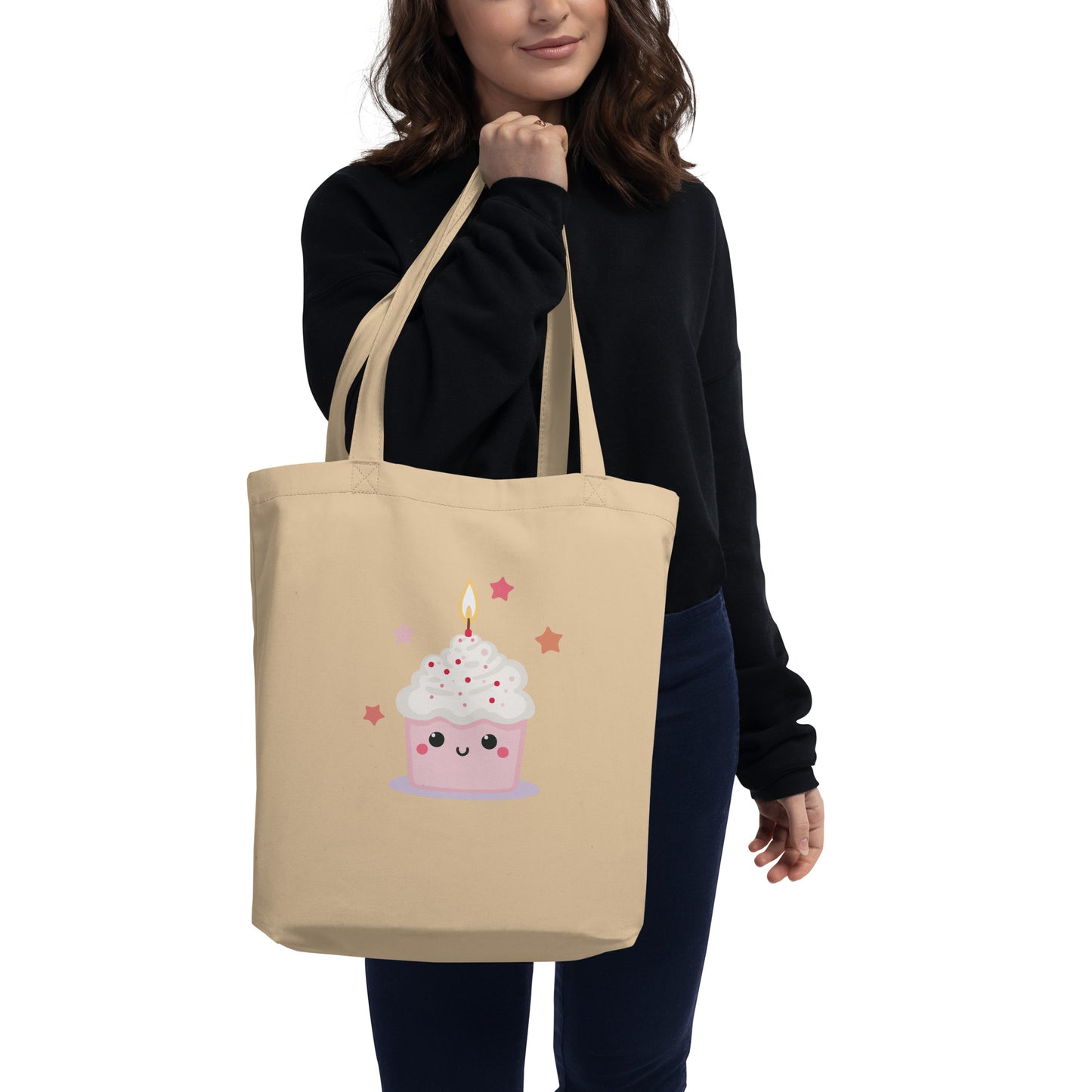 Tote Bag Bio - Cupcake Licorne