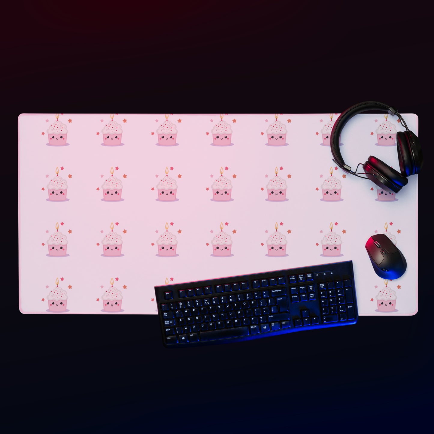 Tapis de souris gaming - Cupcake Licorne