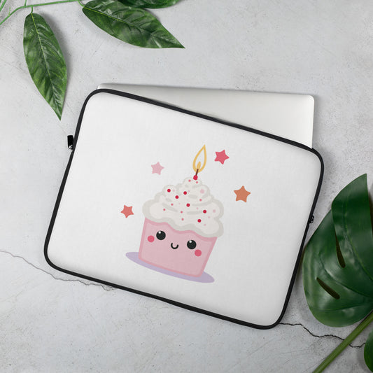 Housse Pour Ordinateur Portable - Cupcake Licorne
