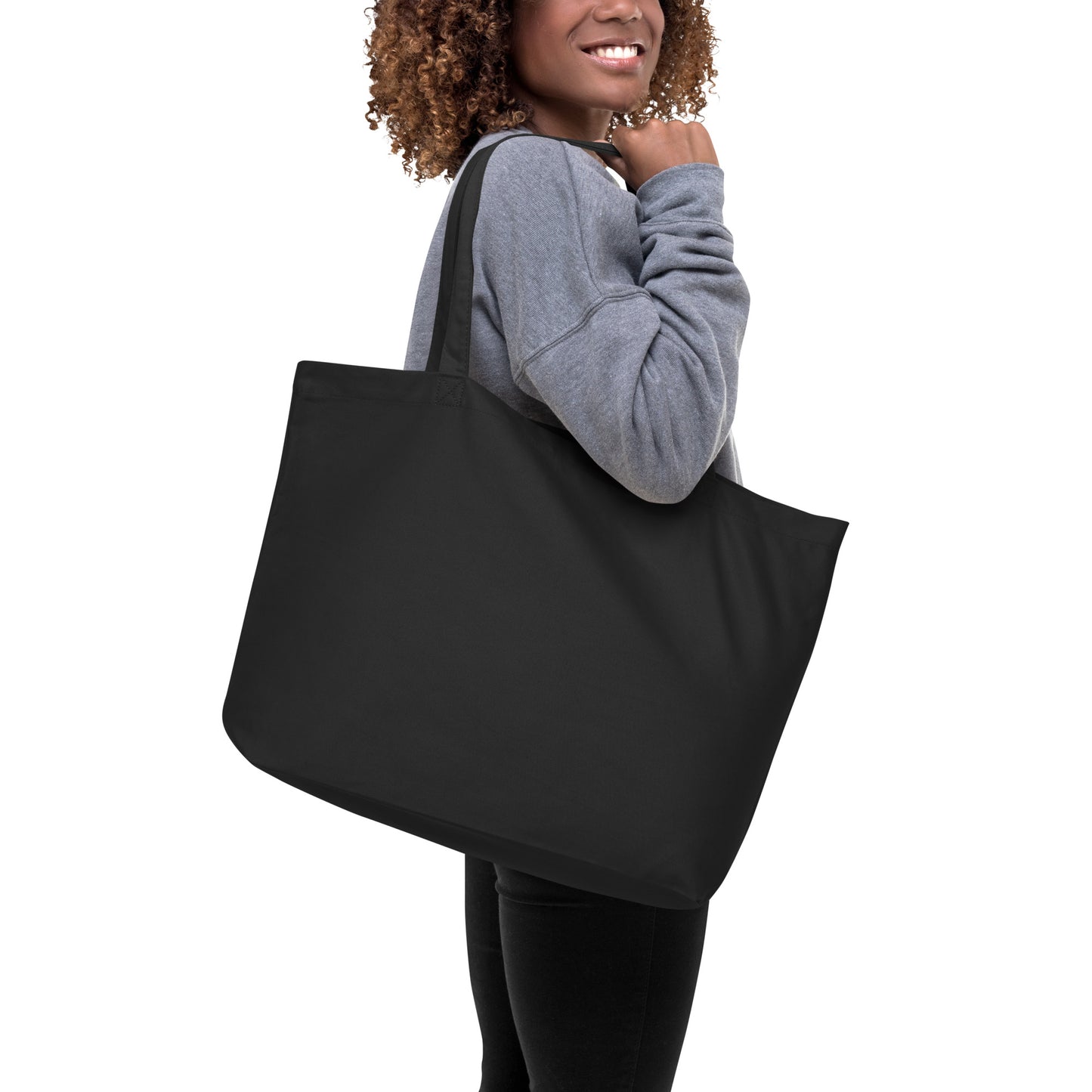 Grand Tote Bag Bio - Cupcake Licorne
