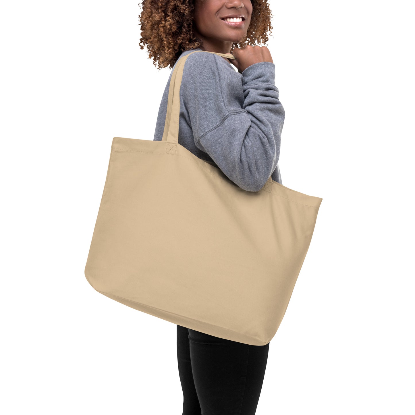 Grand Tote Bag Bio - Cupcake Licorne