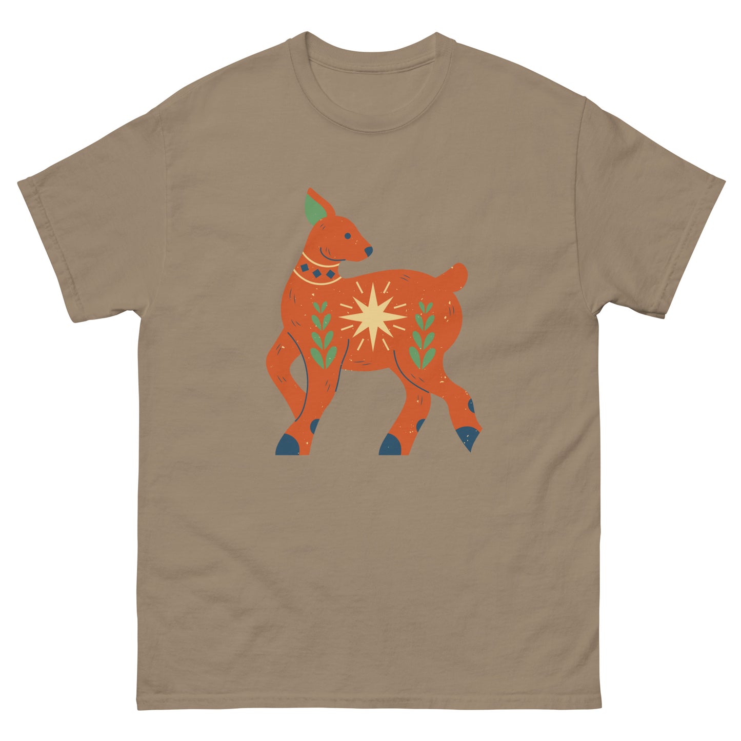 T-shirt classique homme - Cerf de Noël